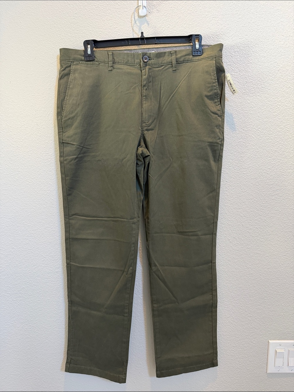 Amazon Essentials Men's Slim-Fit All-Day Stretch Casual Chino Pant Olive NWT